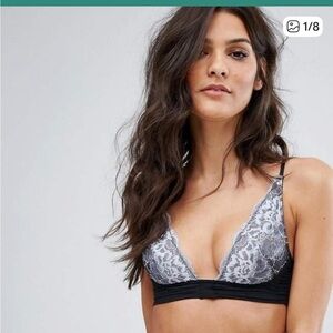 Free People Fool’s Gold Ombré Lace Underwire Bra Size. 36D